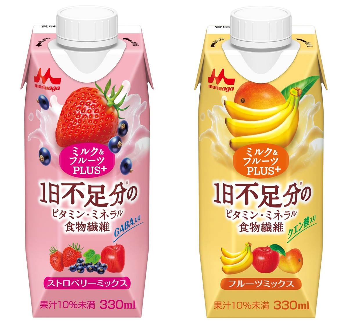ミルク＆フルーツPLUS+ ストロベリーミックス／フルーツミックス」 9月 