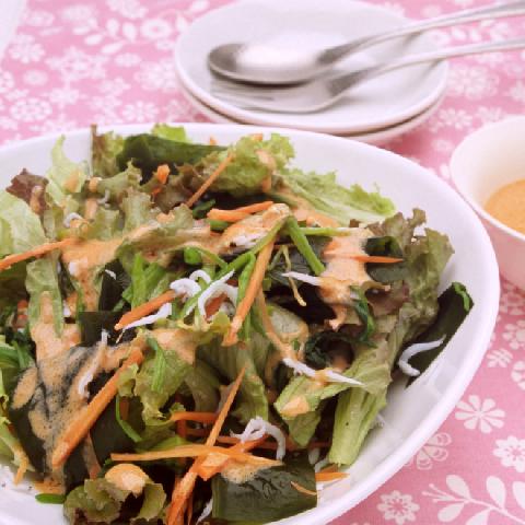 春野菜の韓国風サラダ