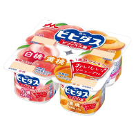 【増量】ビヒダス ヨーグルト  白桃＋黄桃 4ポット