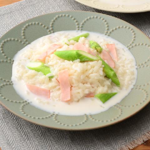 レンジミルクリゾット