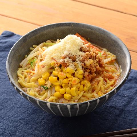 体にやさしい　パルメがけ味噌ラーメン