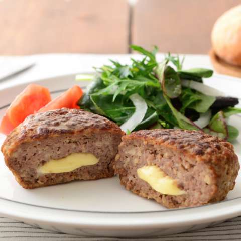 チーズinハンバーグ～ハンバーグの素使用～