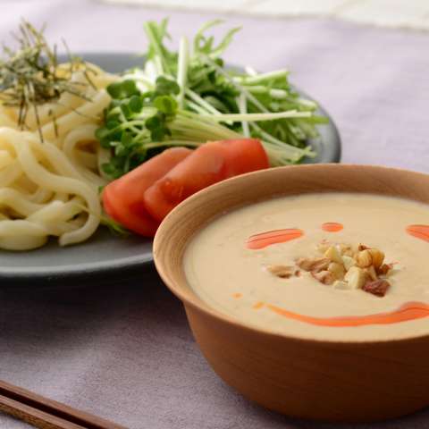 おなかにうれしい！ヨーグルトごまだれうどん