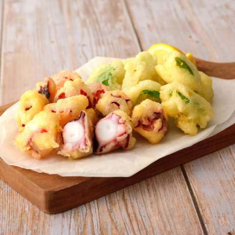 パルメ香るたこのフリット～いわき市コラボレシピ「いわき常磐もの」を食べよう～