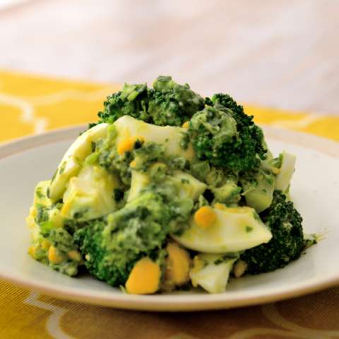 小松菜ミルクソース～ブロッコリーのデリサラダ～