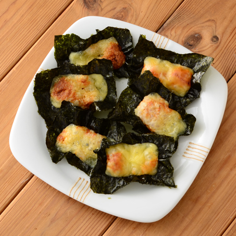 パリうまチーズのり 材料2つ!簡単おつまみ