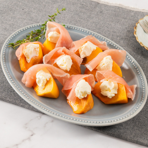 柿の生ハムクリームチーズ