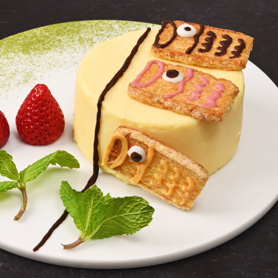 電子レンジでチーズケーキ こどもの日バージョン