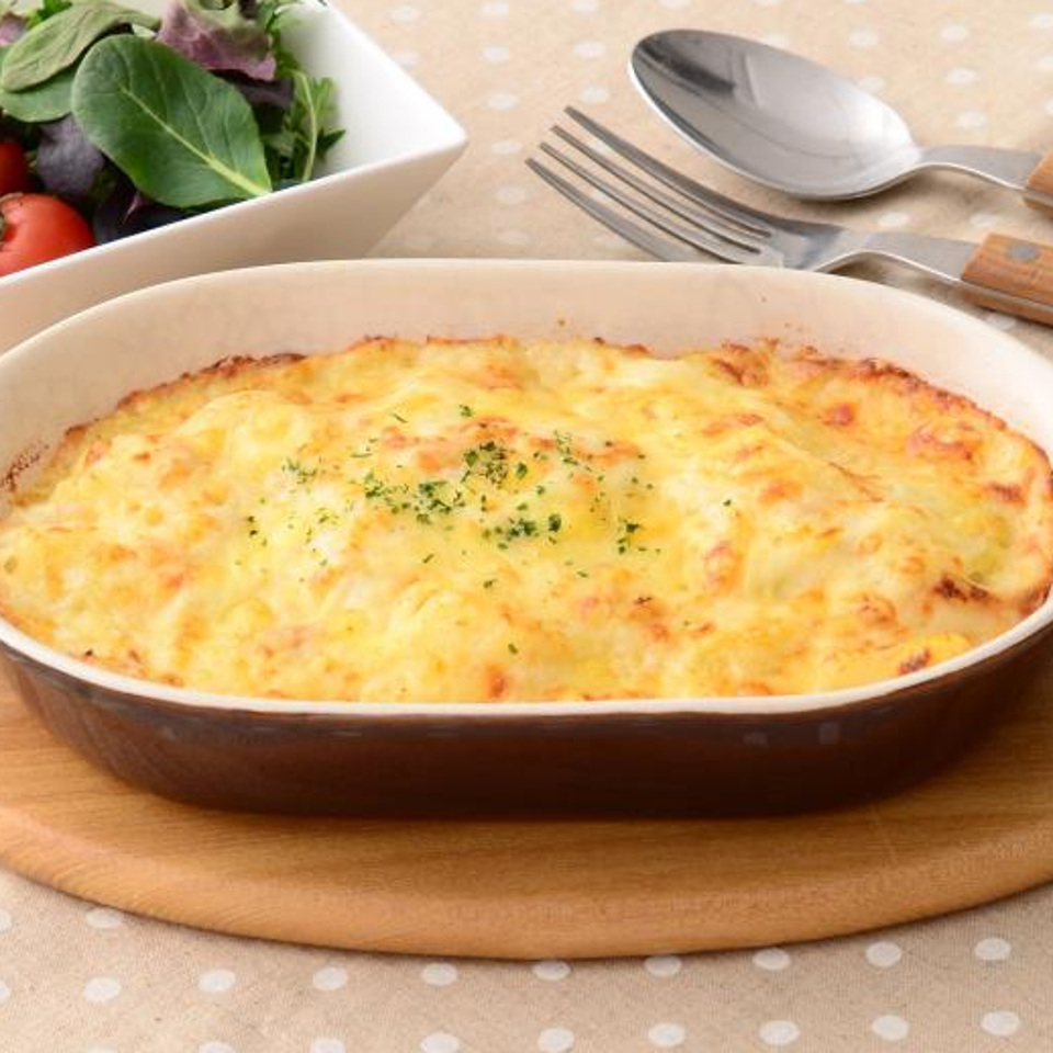 生チーズのポテトグラタン