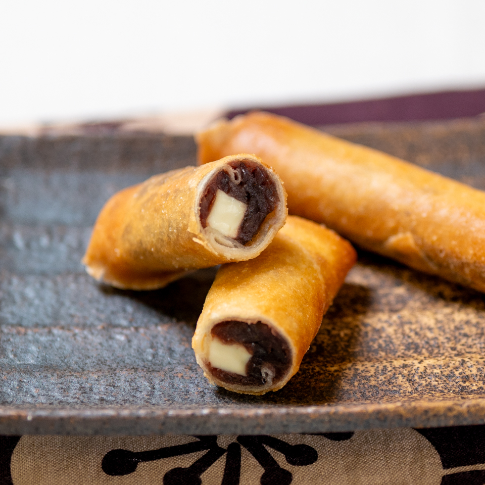 きび砂糖あん×クリームチーズのあんこ春巻