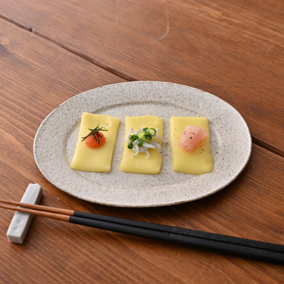 切れてるチーズのとろりなめらか三種盛り