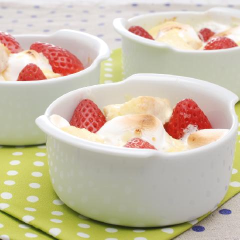 マシュマロ入りヨーグルトプディング