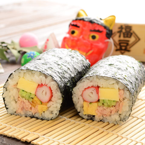 切れてるチーズの太巻き寿司