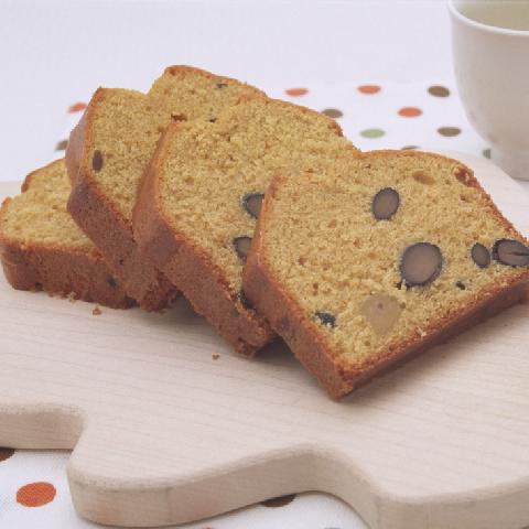 黒豆と栗のパウンドケーキ