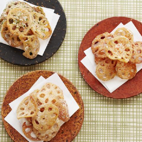 三色れんこんチップス