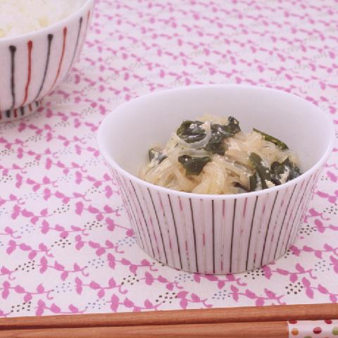 しらたきのミルク明太煮