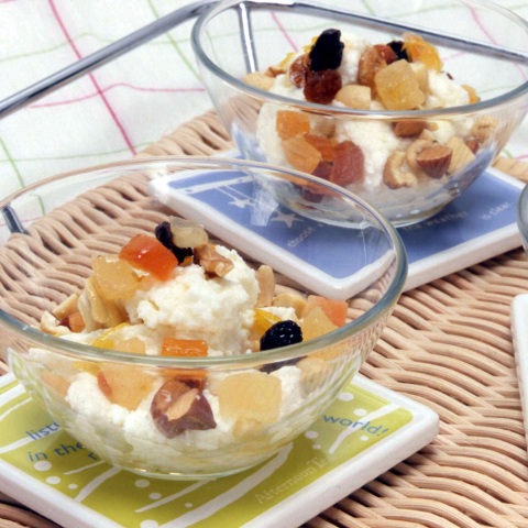 リコッタ風チーズのデザート