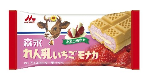 れん乳いちごモナカ