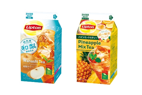 リプトン 和梨ティー」7月7日（火）より、「リプトン 黄の果実 パイン