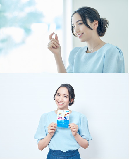 森永乳業のサプリメントシリーズ タレント