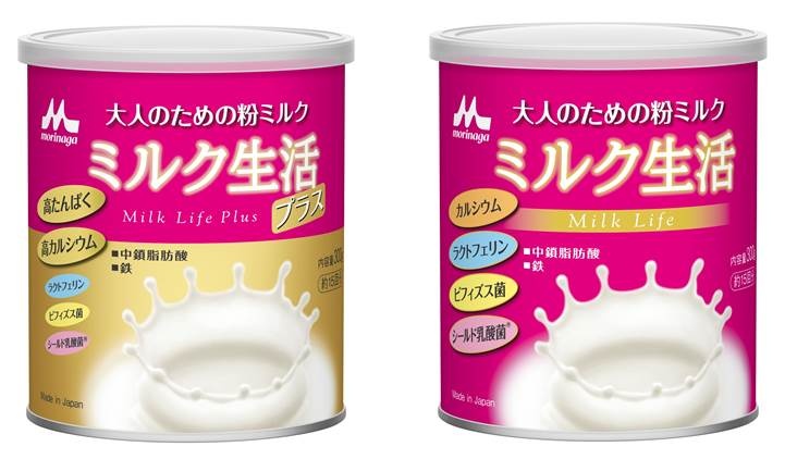 森永乳業　大人のための粉ミルクミルク生活プラス300g/缶　12缶セット　タンパ