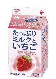 ミルクのコクを存分に味わえる乳飲料 「たっぷりミルクといちご」 9月8