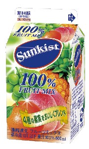 サンキストよりお手軽に楽しめるフルーツミックスジュースが登場
