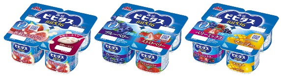 森永ビヒダスヨーグルト　脂肪0　4ポット シリーズ 