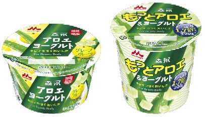 森永アロエヨーグルト　グレープフルーツ、もっとアロエ＆ヨーグルト