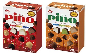 ピノ　シーズンアソート（冬）とチョコアソート（ﾃﾞｻﾞｲﾝRN）