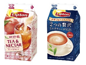 リプトンティー＆ネクター、２つの贅沢ミルクティー