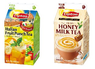リプトン　イタリアンフルーツパンチティー、リプトン　ハニーミルクティー