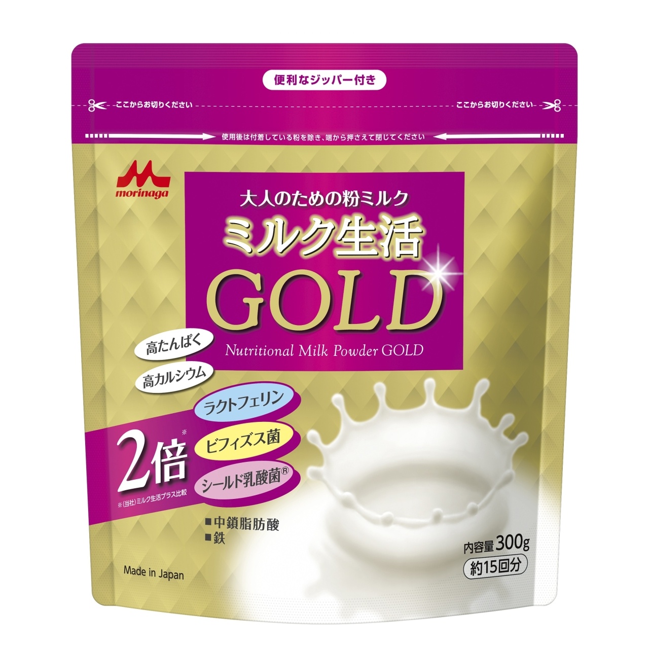 Amazon.co.jp: 大人の粉ミルク ミルク生活プラス 1袋 300g 栄養