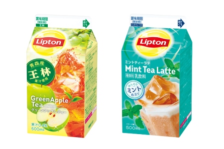 リプトン グリーンアップルティー 6月14日 火 より リプトン ミントティーラテ 7月12日 火 より新発売 ニュースリリース 森永乳業株式会社