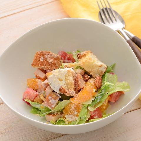 パルテノシーザーのパンサラダ レシピ 森永乳業の乳でひろがる アイデアレシピ 森永乳業株式会社