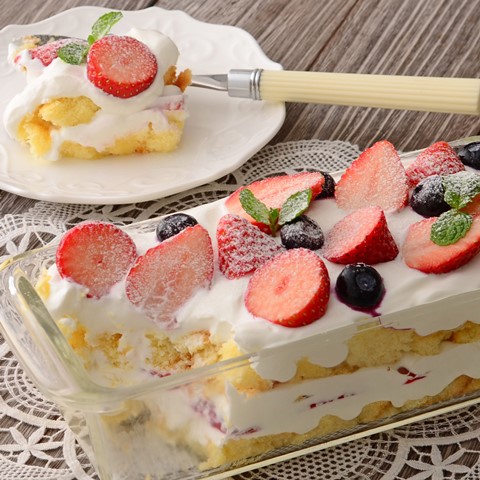 ケーキ スコップ いちごスコップケーキの簡単レシピ