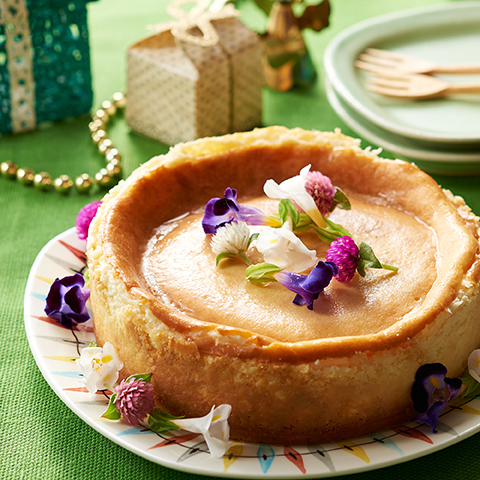 ベイクドチーズ風ギリシャヨーグルトケーキ レシピ 森永乳業の乳でひろがる アイデアレシピ 森永乳業株式会社