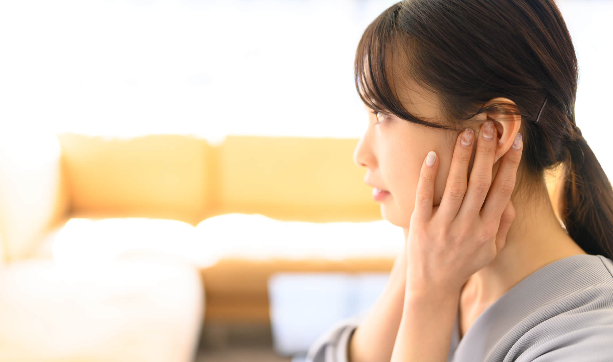 唾液腺マッサージの方法