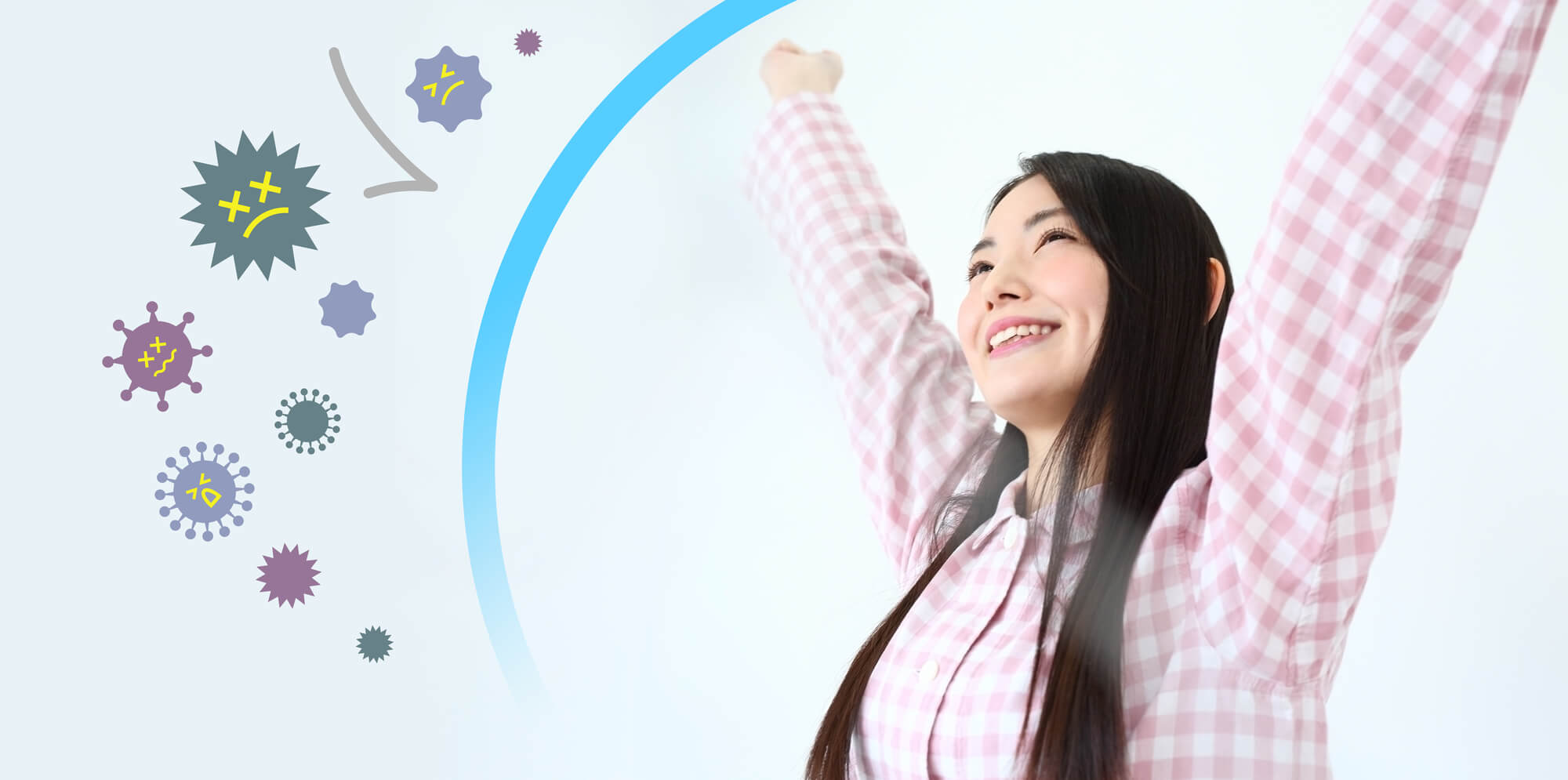 ラクトフェリンの感染防御作用は、体の様々な部位で発揮される