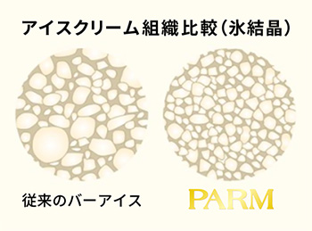 アイスクリーム組織比較