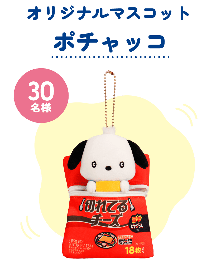 30名様 オリジナルマスコット ポチャッコ
