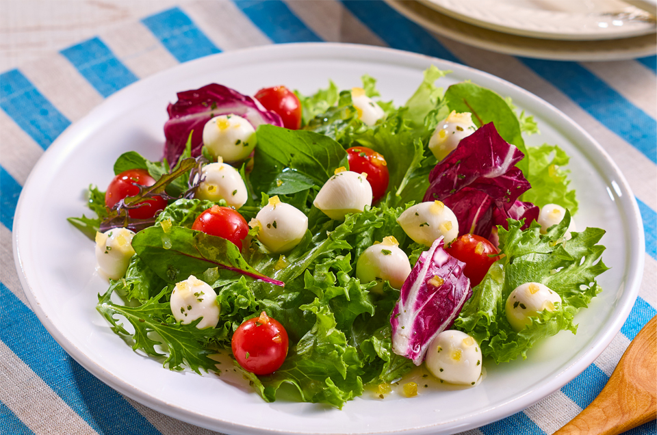 レモン＆ハーブモッツァレラのミニトマト和え