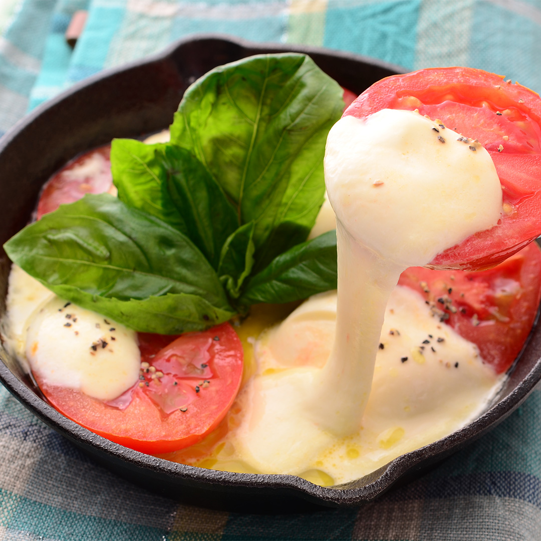 焼きカプレーゼ