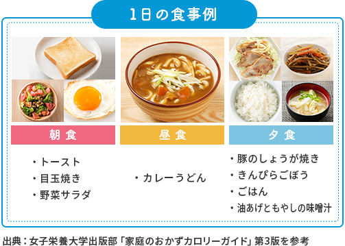 1日の食事例