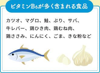 ビタミンB6が多く含まれる食品